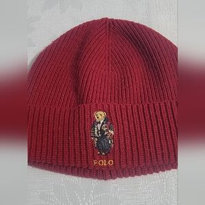 Polo Red Knit Beanie